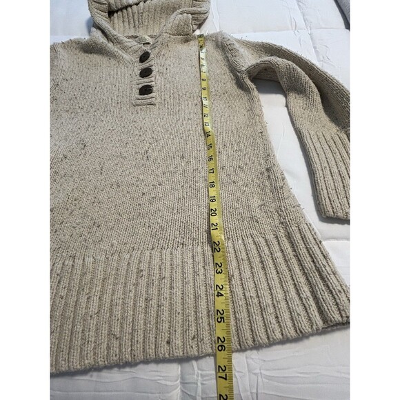 CABELA’S Women’s 3 Button Hooded Pullover Sweater Medium Grandpa Core - Picture 10 of 10